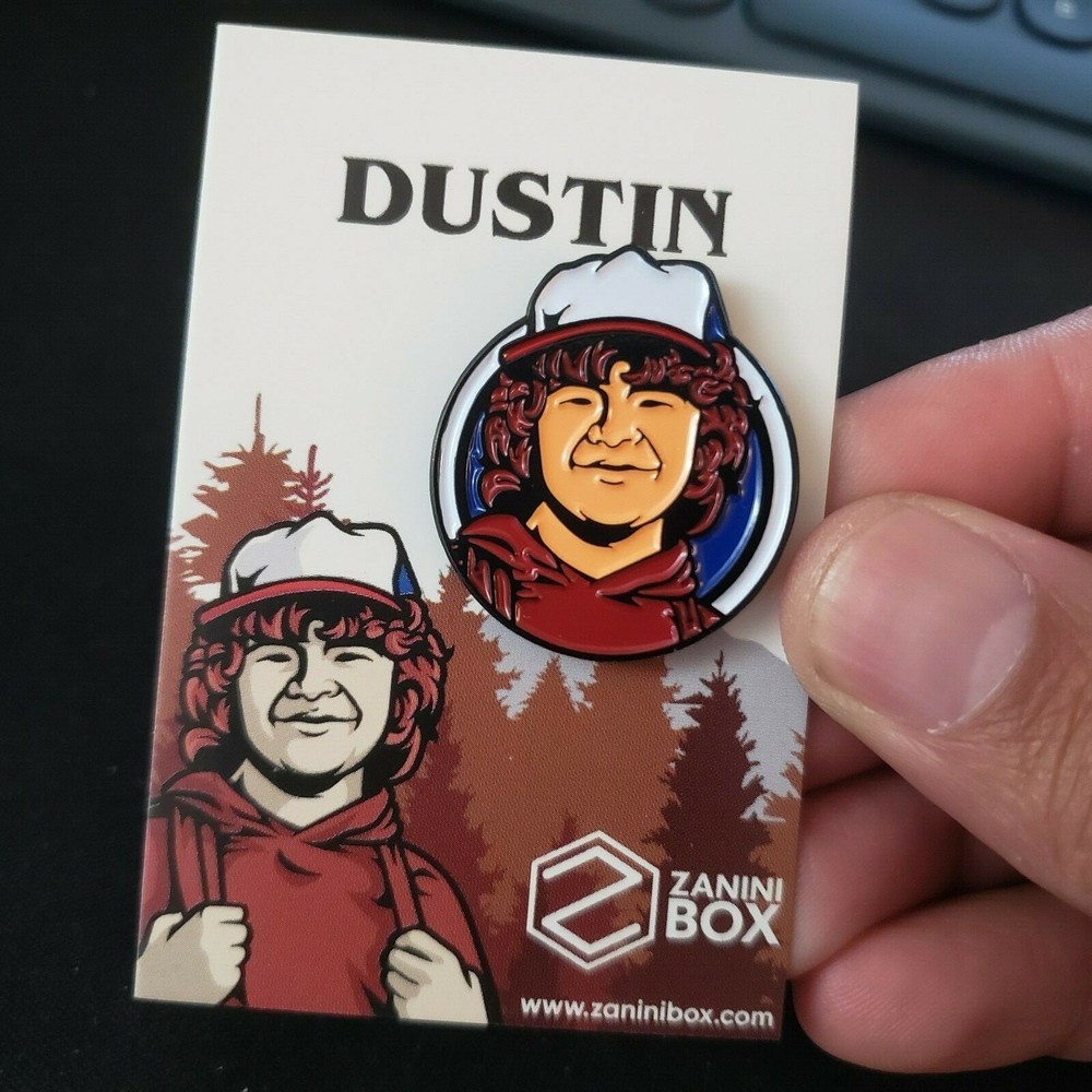 Dustin - Strange Things Enamel Pin (New)