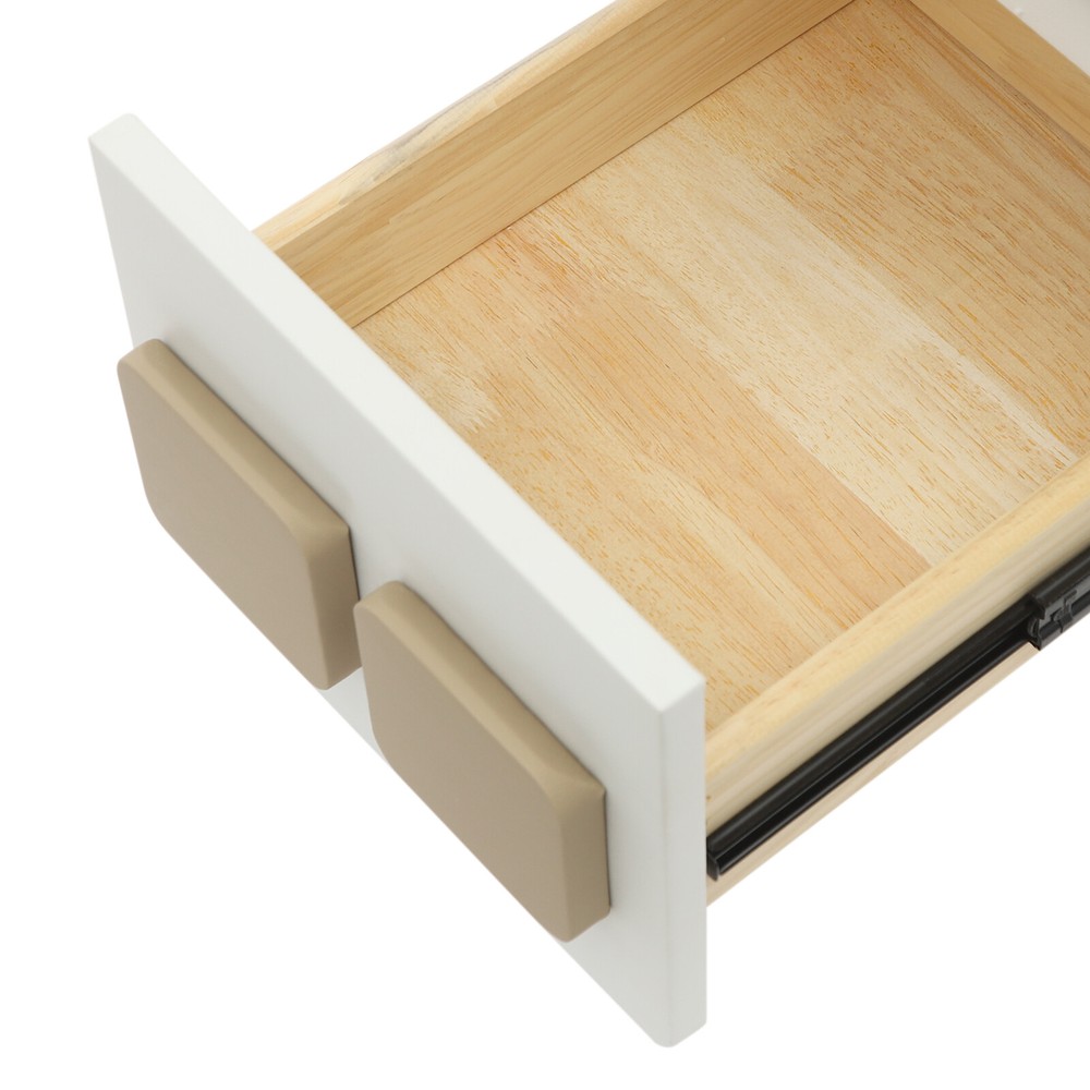 Modern Minimalist End Table, Bedside Table for Bedrooms, Floorstanding End Table