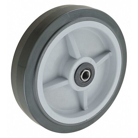 Zoro Select 416P25 Caster Wheel,900 Lb.,8" Wheel Dia.,Pu