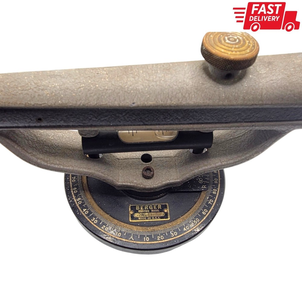 Vintage Berger Engineering Instruments Surveying Transit-Level Model 190A
