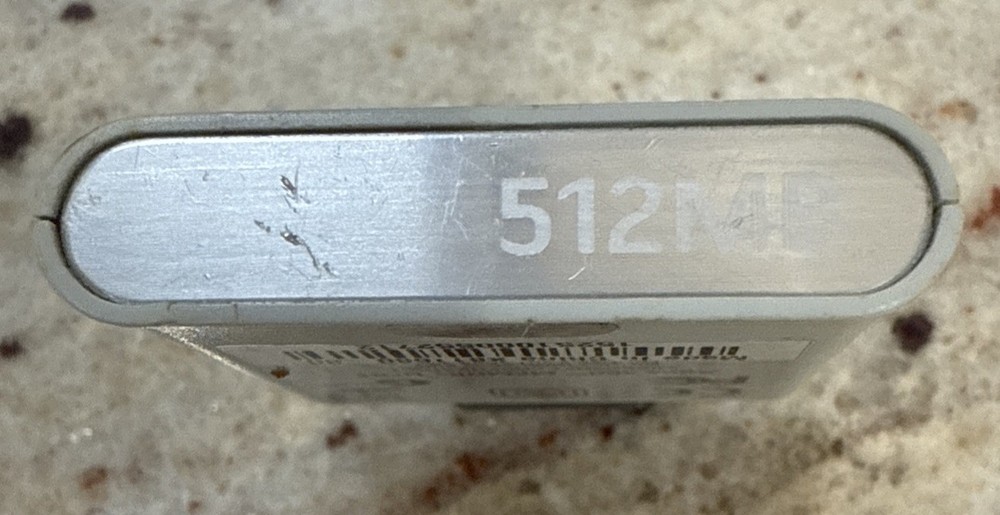 Microsoft XBOX 360 Memory Card Unit 512MB ~ White & Gray Untested