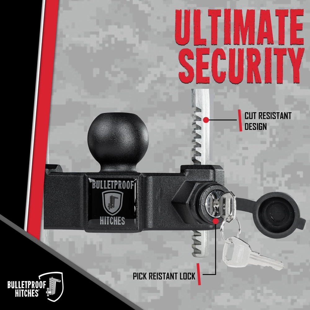 BulletProof Hitches - Medium Duty Trailer Coupler Lock -