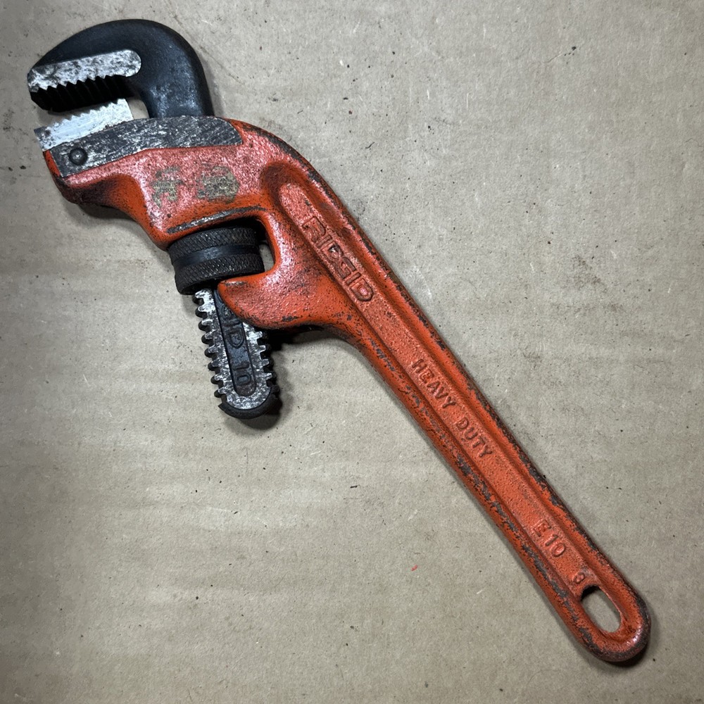 RIDGID E10 Offset Pipe Wrench U.S.A. MADE TOOL, E-10 *FREE  SHIPPING *.