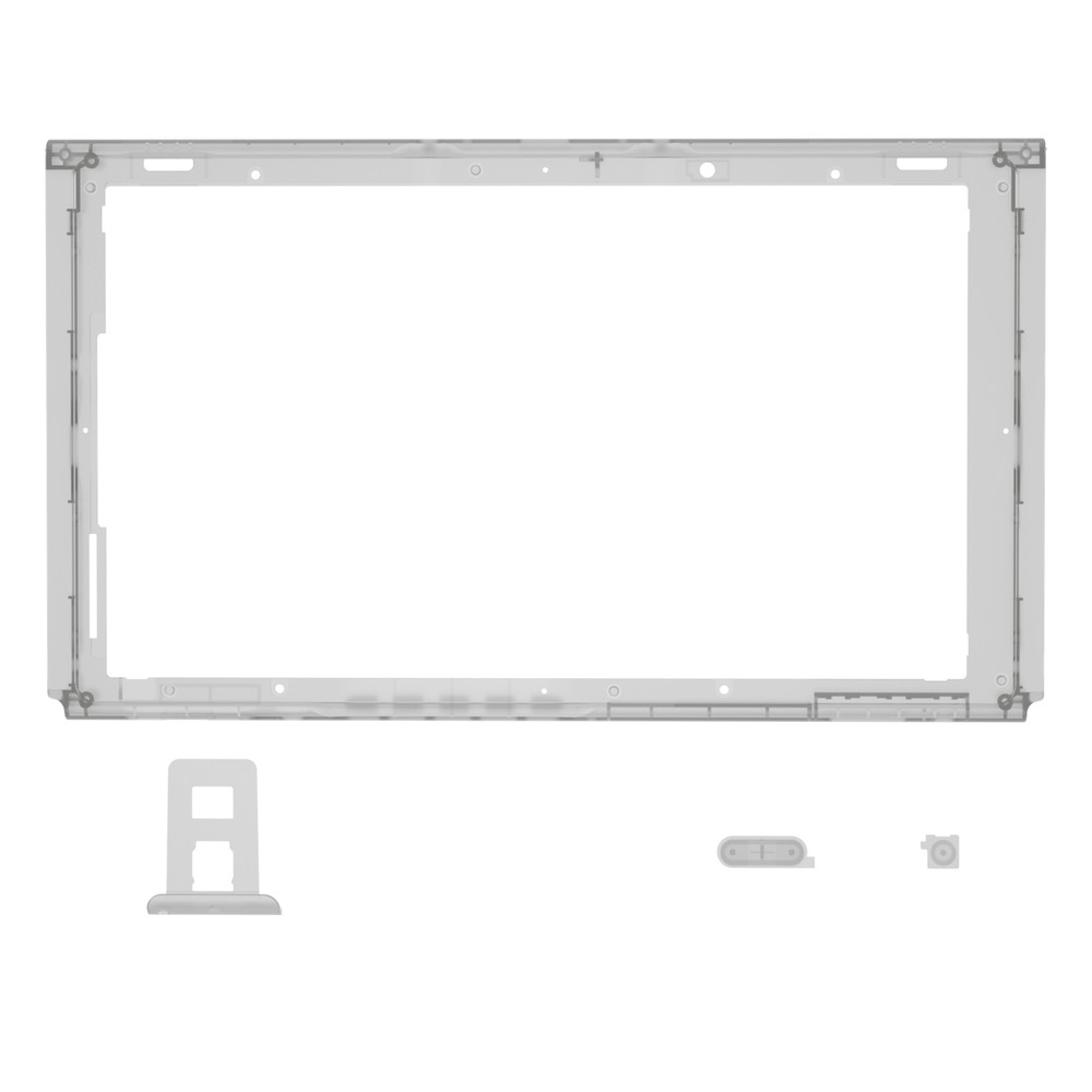Replacement Faceplate Frame w/ Volume Power Buttons for Nintendo Switch Console