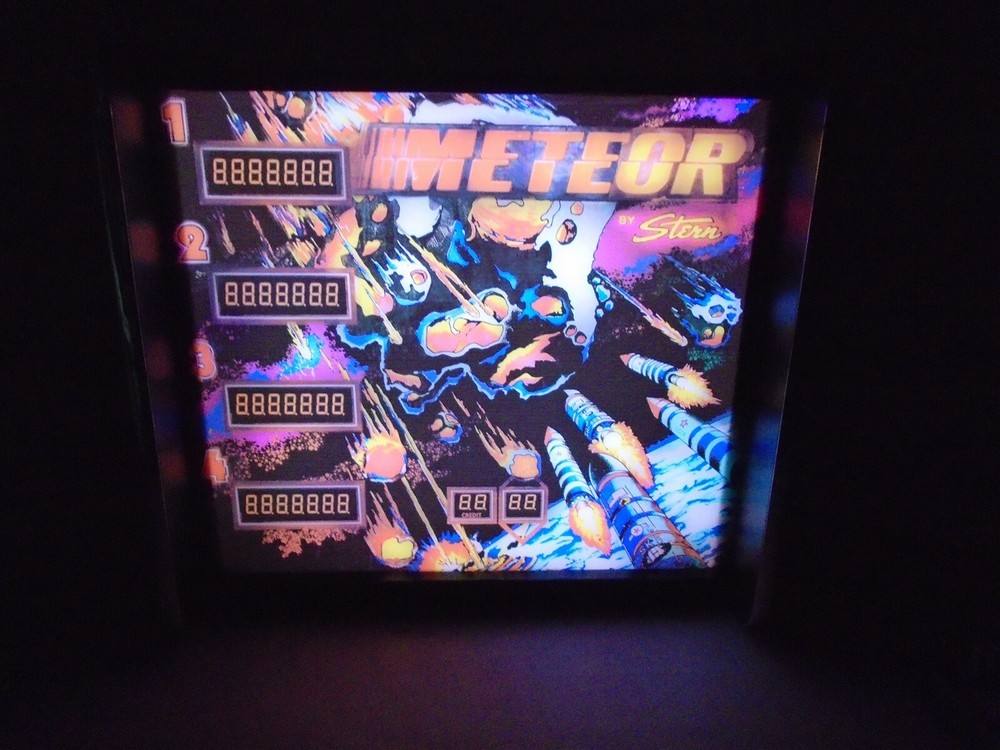 Meteor Pinball Head LED Display light box