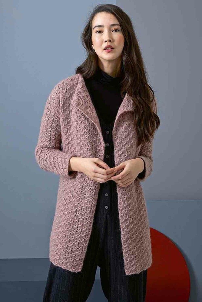 Jacket - Long Yarns Malou Light - Model package knitting package with Anle