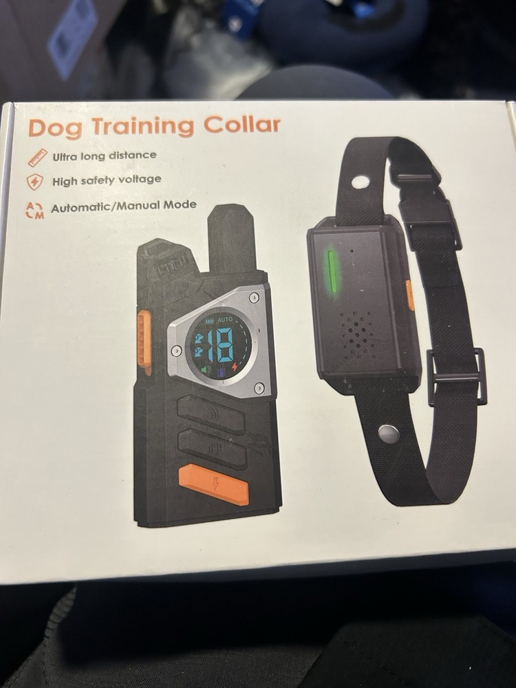 2-in-1 Remote Dog Shock Collar with Automatic Bark Control - Waterproof E-Collar