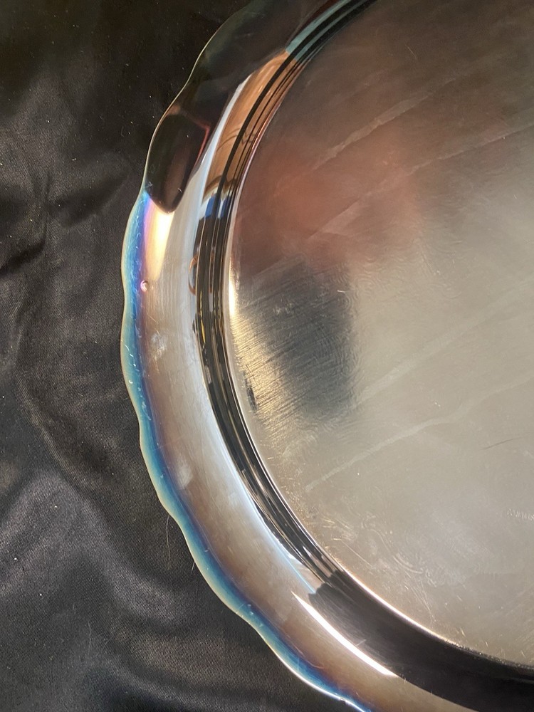 Vintage International Silver Company 13" Silver Plated Tray in Original Box