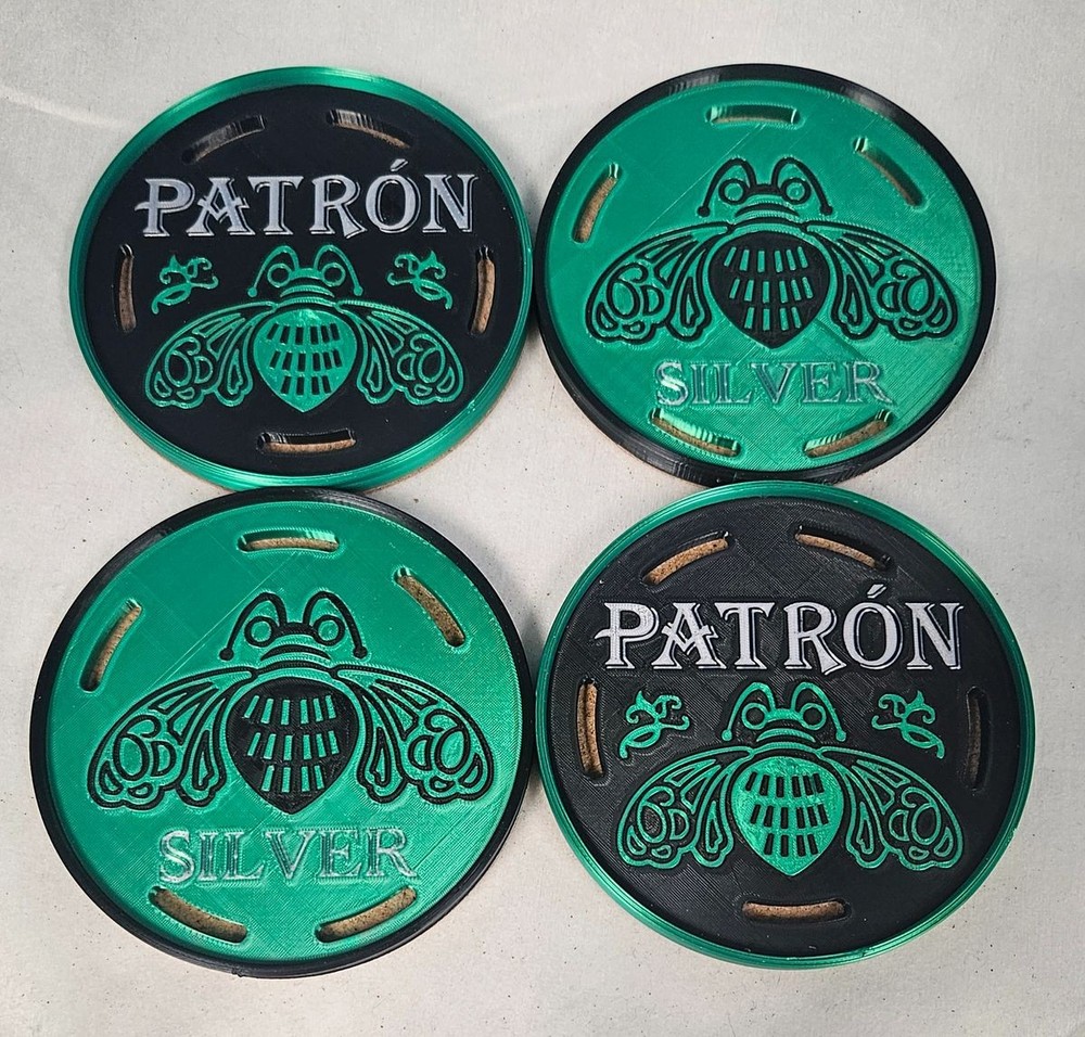 Patron Styled Drink Coasters