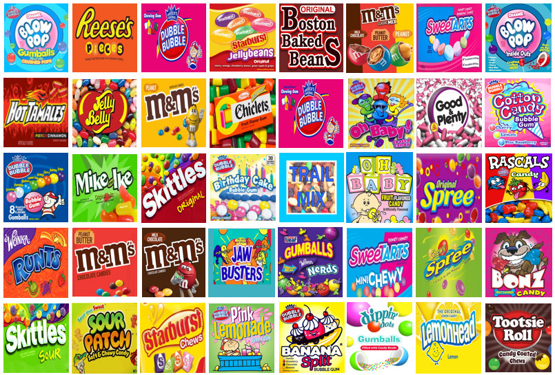 Candy Vending Machine Label Sticker Decal NON Nutrish 2.5"