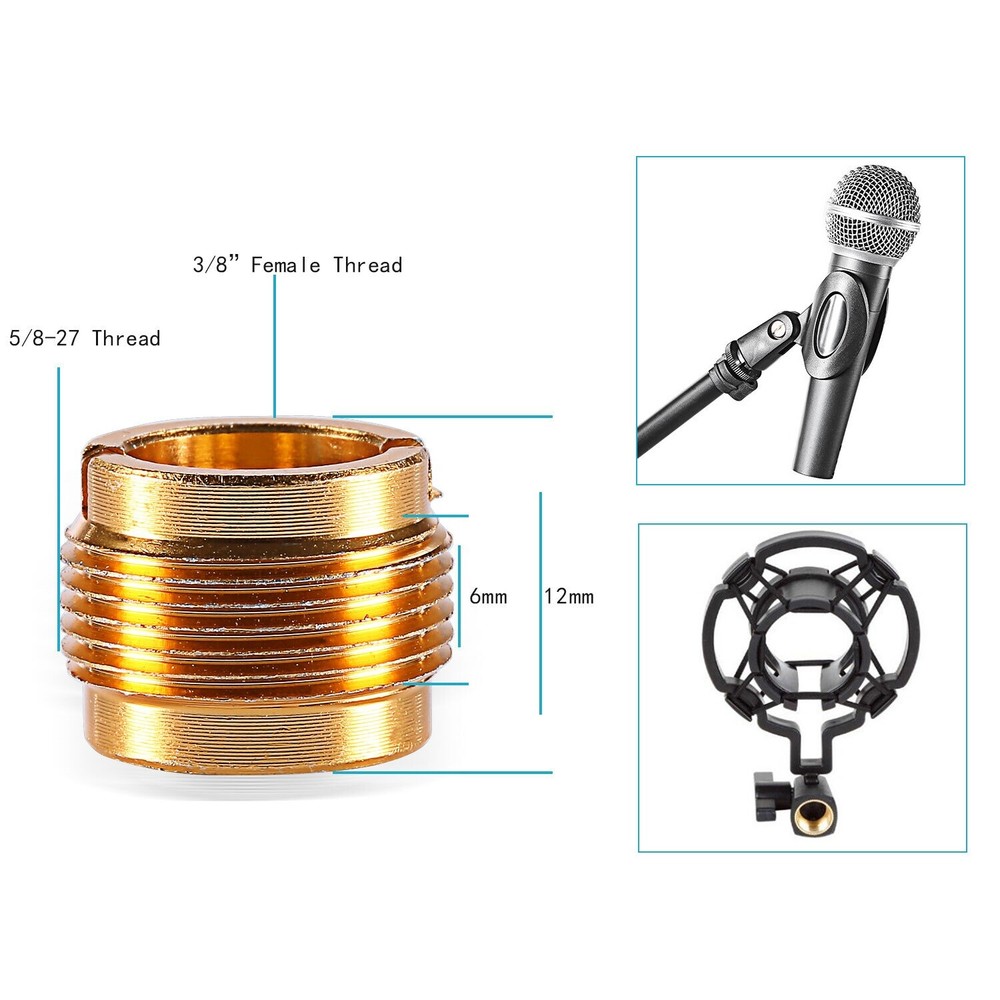 2 Pack Microphone Clip fit Sennheiser Wireless Microphone Handheld Transmitters