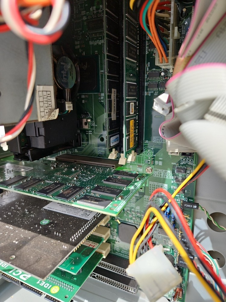 Vintage 1990s PC CPU Computer Translucent Case 89 S7