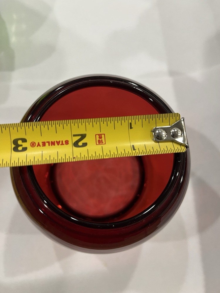 4" Red Glass Replacement Globe for Barn or Railroad Lantern