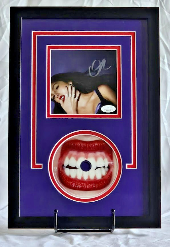 Olivia Rodrigo  Framed Signed Guts  Autographed CD. JSA  COA Framed