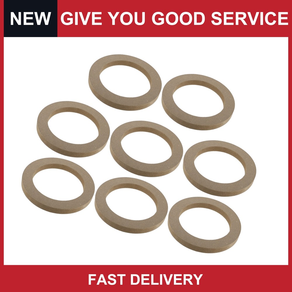 Universal 5 Inch Speaker Subwoofer Mounting Spacer Rings Solid Wood