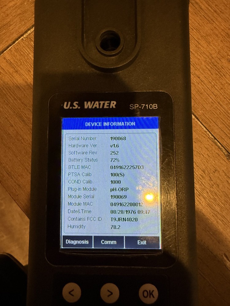 Pyxis Water analyzer Model SP 710B