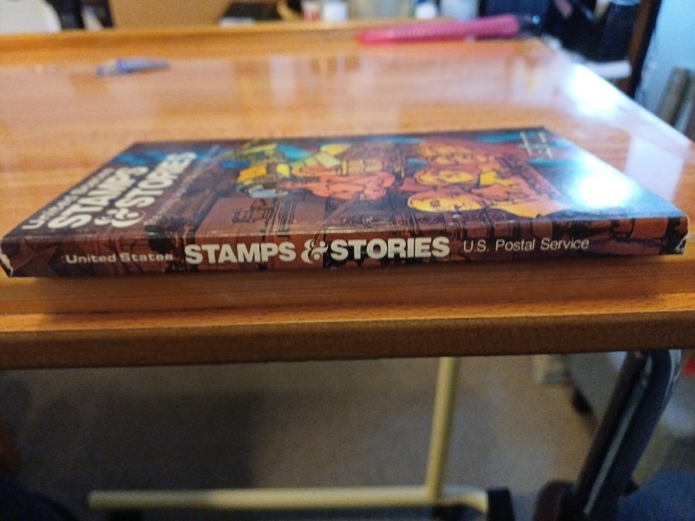 Stamps & Stories 1975 US Postage Stamp Value Book History Told In Stamps BOOK