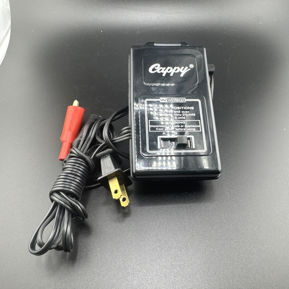 Vtg. Watsco Cappy Model No. E-2 Capacitor Tester