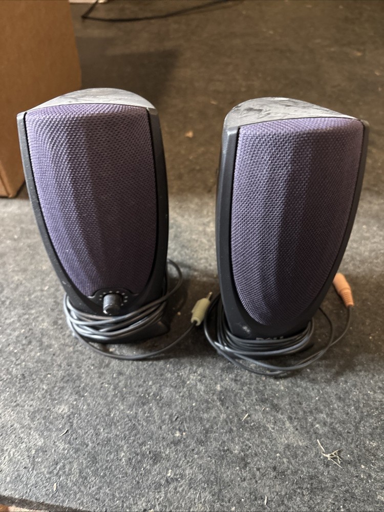 Vintage DELL A215 Desktop Computer Speakers