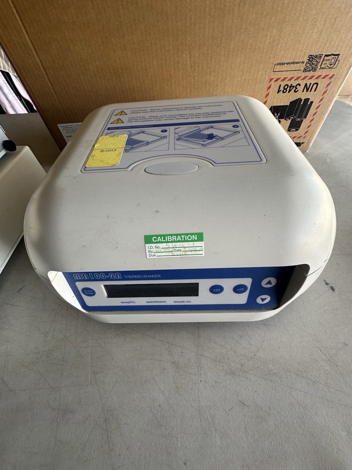 ALLSHENG Thermo Shaker MB100-2A Digital Incubating Shaker 2 Plate System