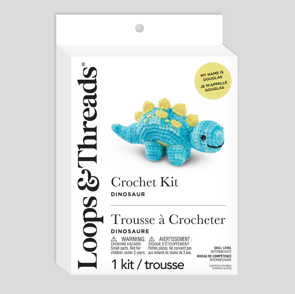 Loops & Threads Crochet Kit "Dinosaur"