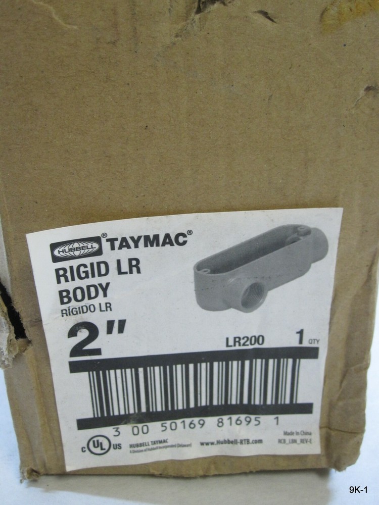 Taymac Threaded LR Type Conduit Body 2" Hub LR200