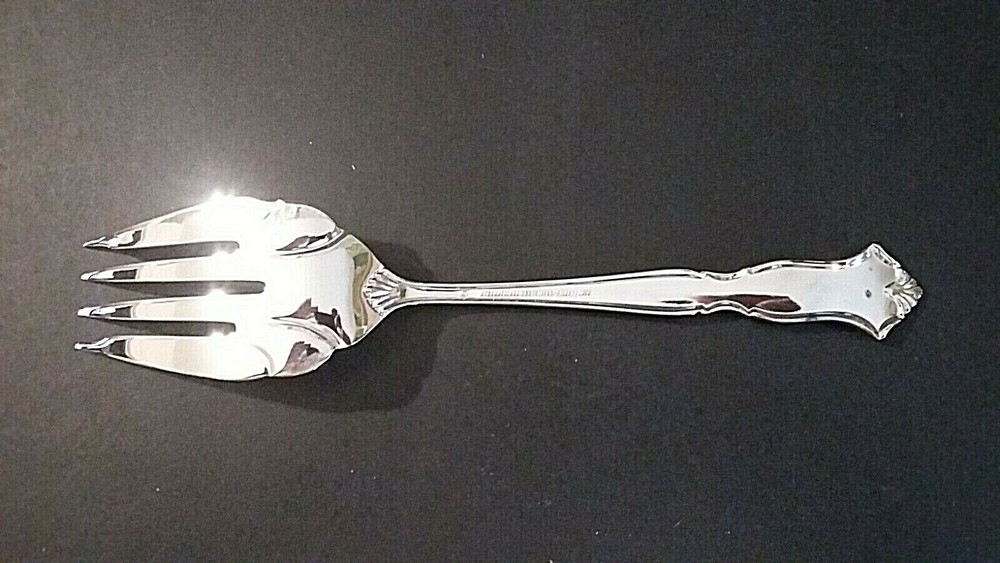 International Chadwick Silverplate 9" Serving Fork