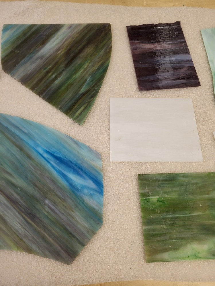 7 Lbs Mixed Color Glass for Mosaic