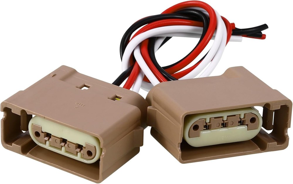 2-Pack Turn Signal Socket Pigtail Connector with Wire Harness Compatible with...