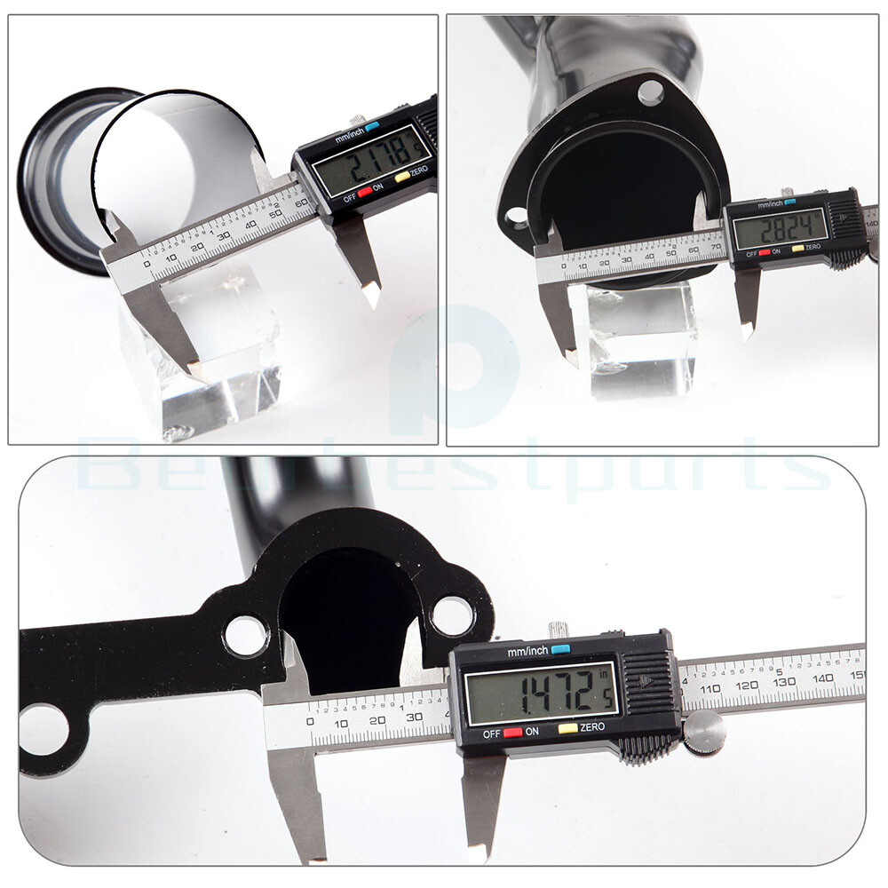 For GMT C/K 5.0L 5.7L SBC 84-91 Long Tube Exhaust Header Manifold Black Painted