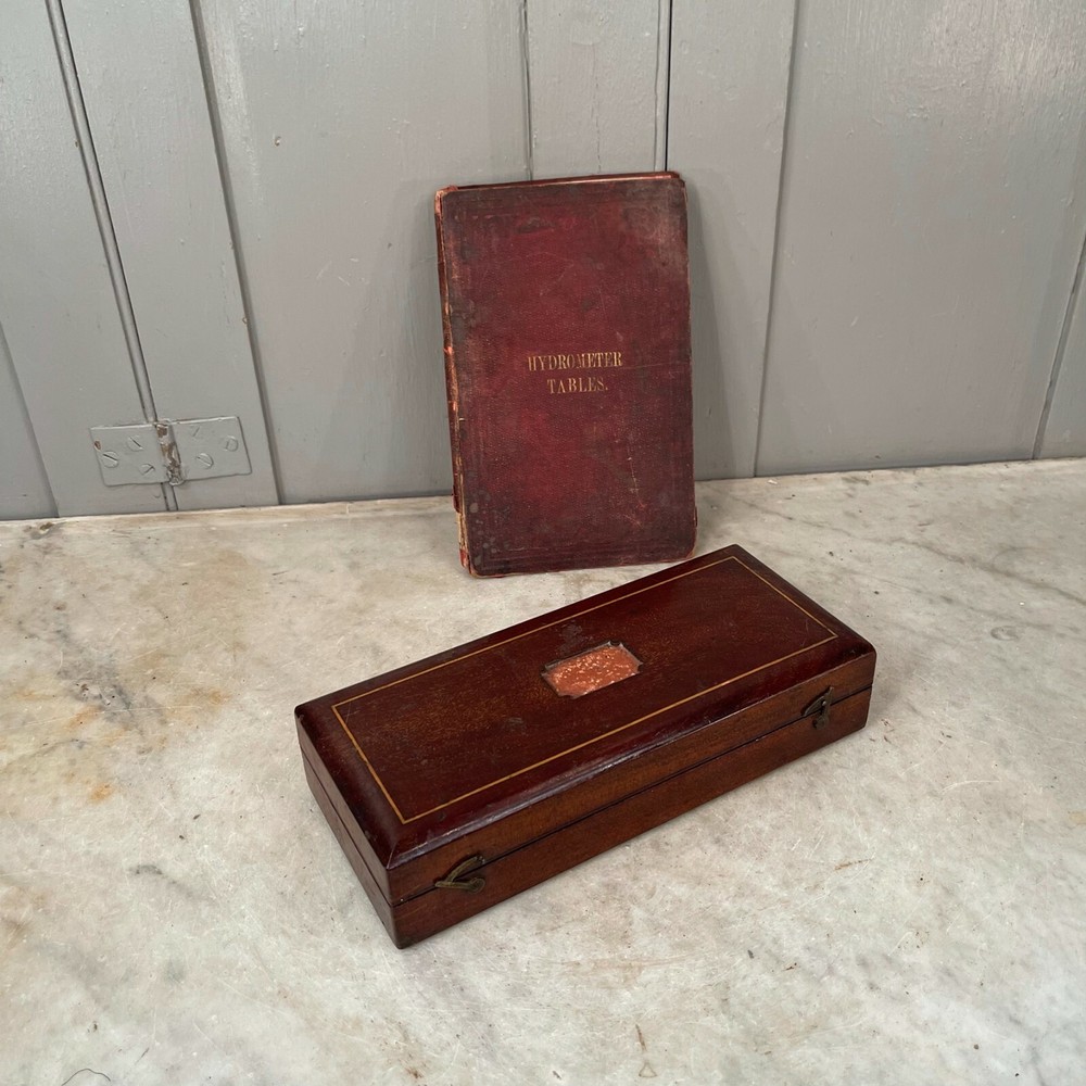 Antique Sikes' Hydrometer and Sikes' Tables book