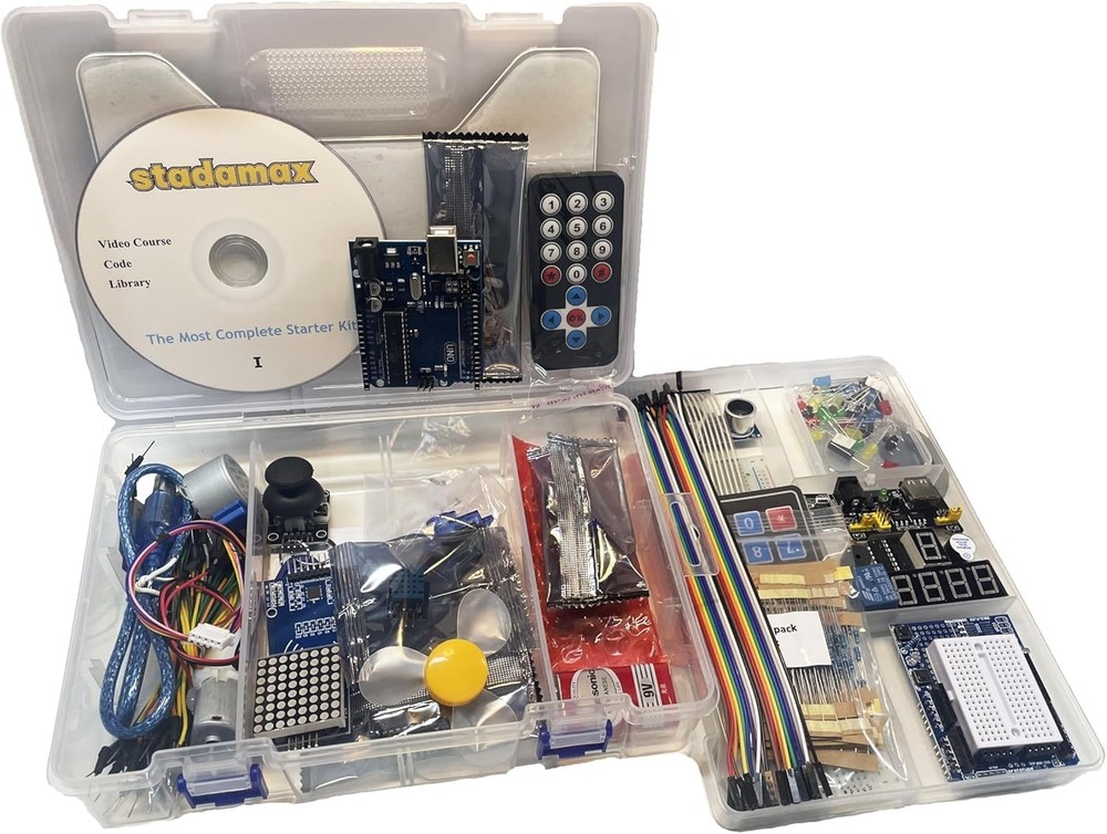 Best UNO R3 Kit Mega328 Tutorial Compatible with Arduino IDE 40 in 1 Electronics