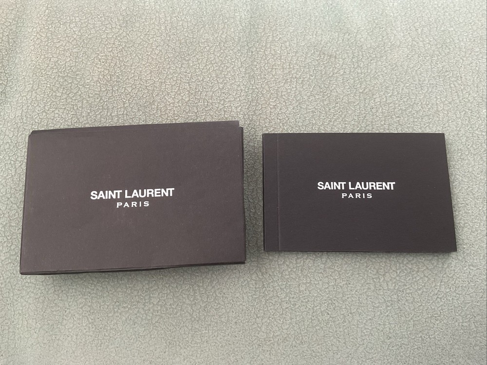 Saint Laurent Paris Packaging Booklet Authentic Insert Booklet