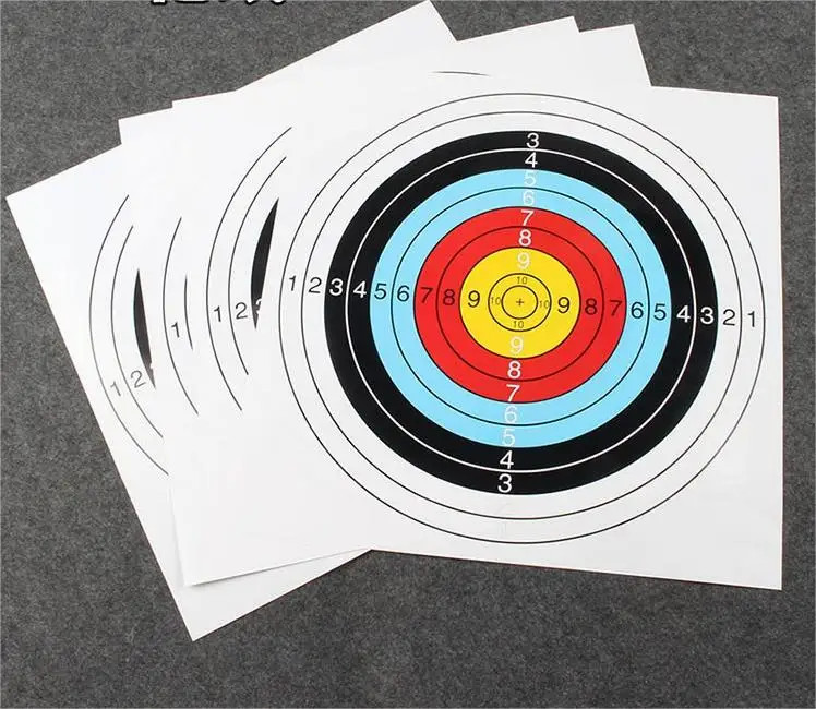 Archery Paper Targets Bow Shooting Practice for Backyard Hunting Range