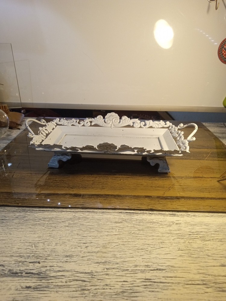 Antique Shabby Chic, Farmhouse Or Rustic Style Tray