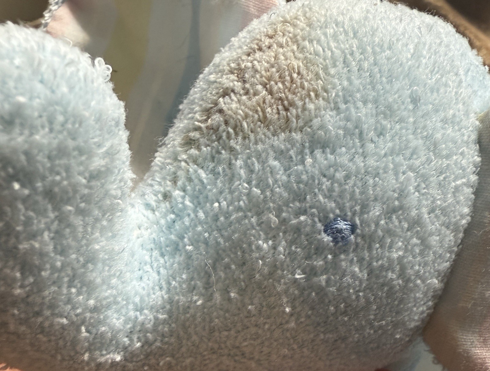 Vintage Fisher Price Buttons & Bells Toddler Telephone Eden Plush Rattle Baby