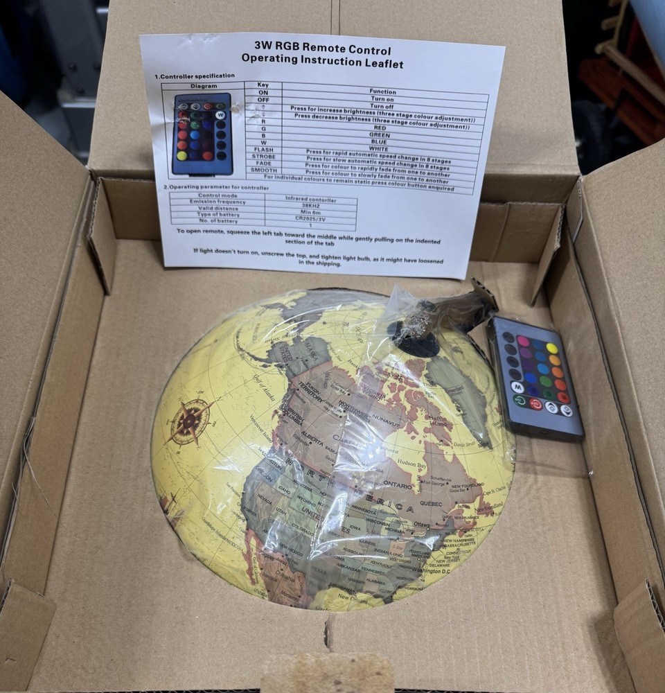 NIB illuminating globe