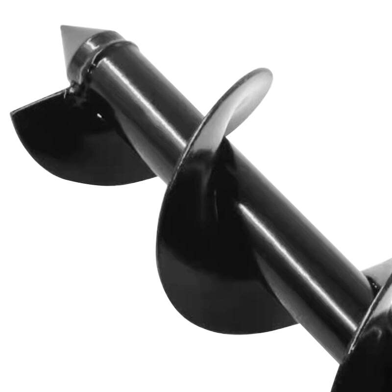 2pcs 1.97"+3.15" Garden Auger Drill Bit Ground Spiral Hole Digger Bulb Planting