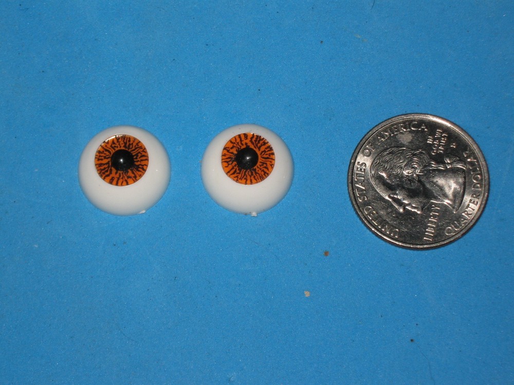 BROWN EYES FOR DOLL-ACRYLIC-16mm