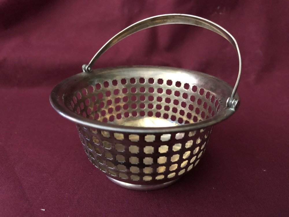 Vintage Gorham Sterling Sugar Cube Basket