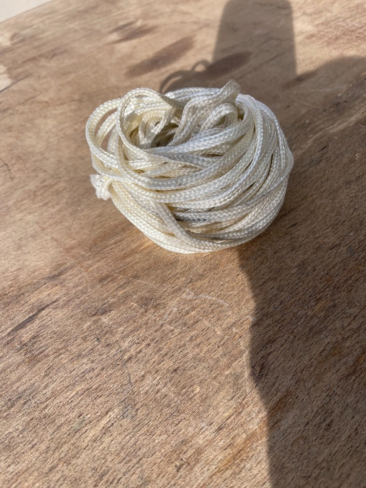 MILITARY WHITE PARACHUTE RISER PARACORD BUNDLE 3 QUANTITY 40 FEET