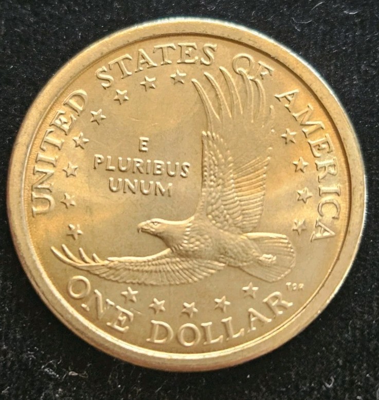 BU 2000 P Sacagawea dollar coin