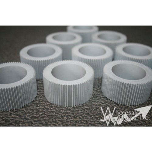 10 Grey Pickup Rollers Compatible With Riso 035-14303 Feed Tires For Risograph