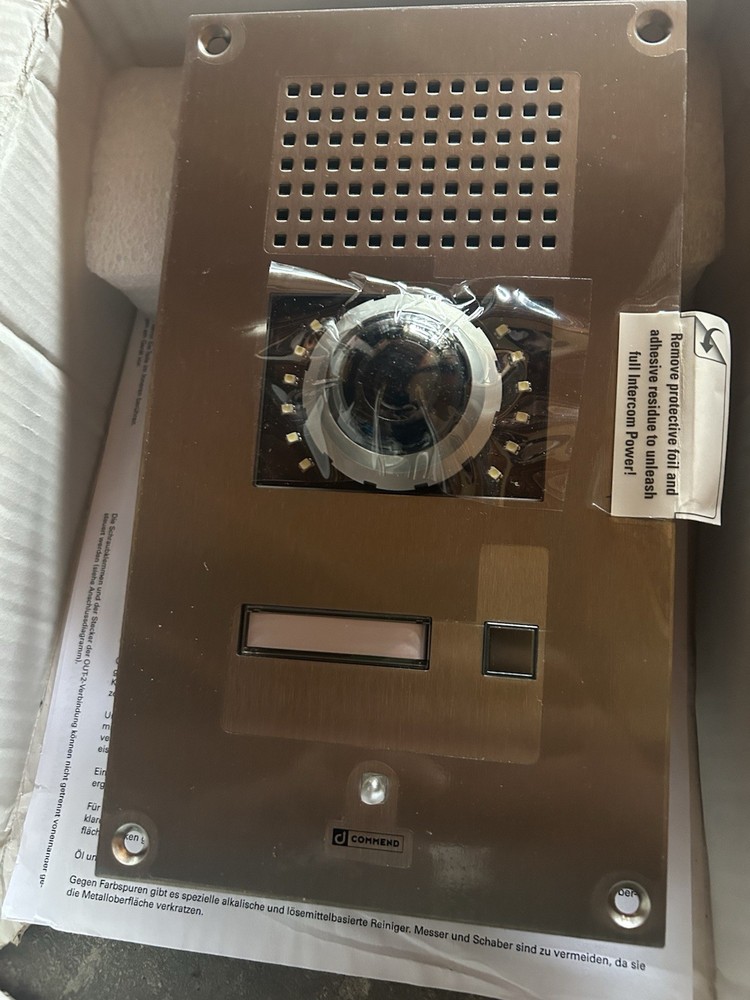 Commend WS 201VICA IP Video Intercom Station Stainless Axis Camera (3)