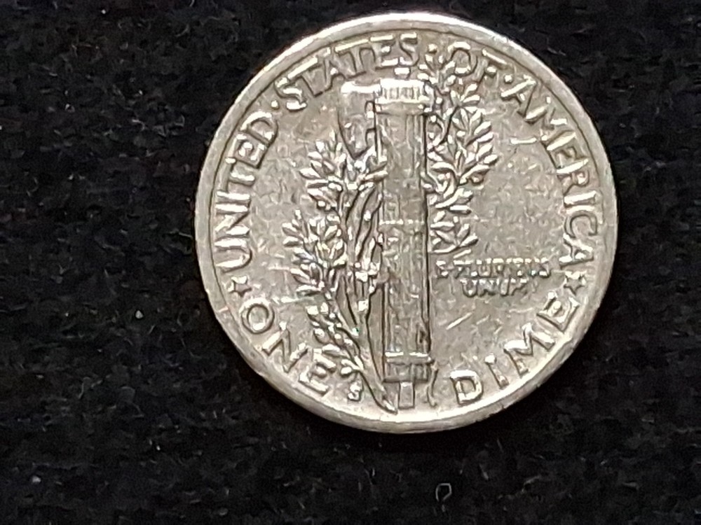 1941 S Mercury Dime