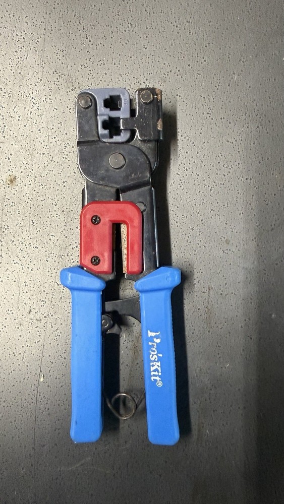 Ratcheting Cable Crimper Tool for CAT5 Ethernet Network Cables