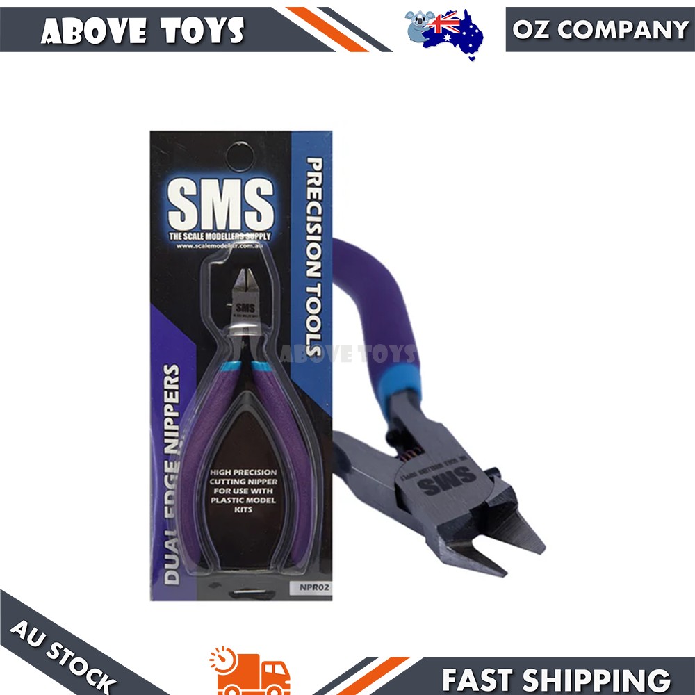 SMS Dual Edge Nippers Precision Cutting Tool For Plastic Model Kits