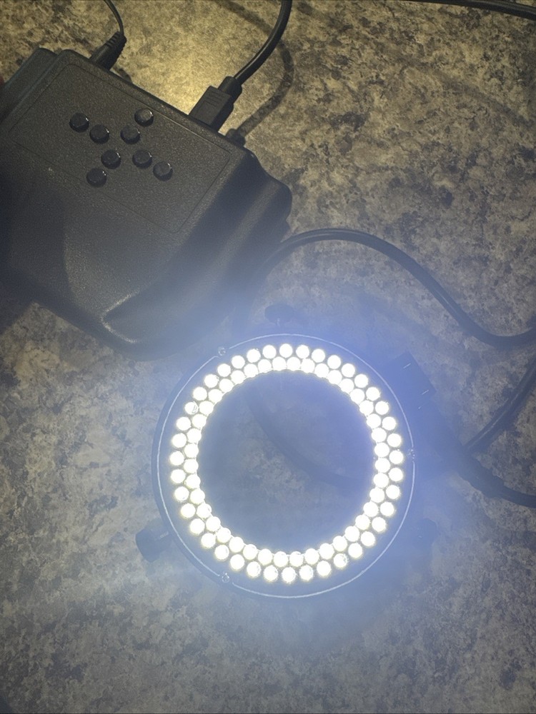 (Works) Luxo Microscopes By Unitron 18743 - Dimmable LED High Output Ring Light