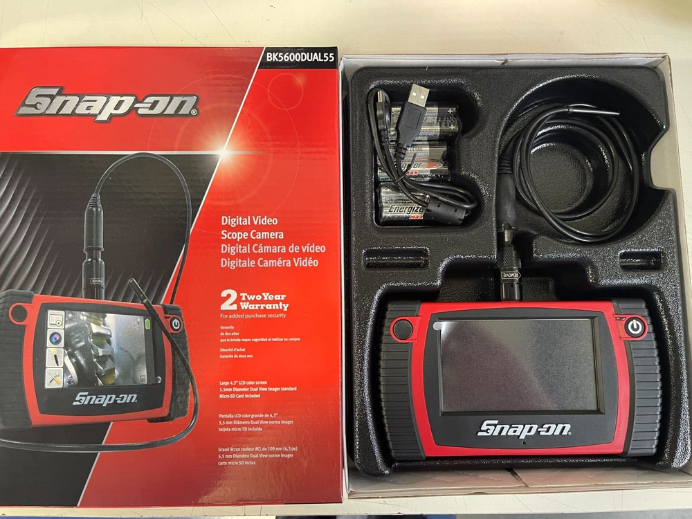 Snap-on BK5600DUAL55 Digital Borescope (Video Scope)
