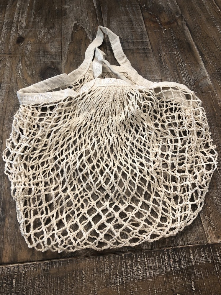 Montce Cotton Net Bag (White Logo)